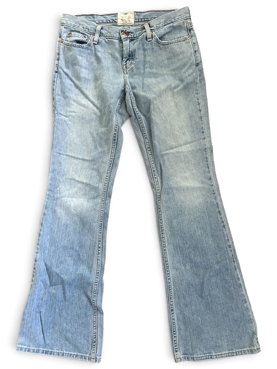 American Eagle Outfitters Denim - Vintage Y2K 2000s American Eagle Hipster Jeans 8 Long Low Rise Flare No Stretch